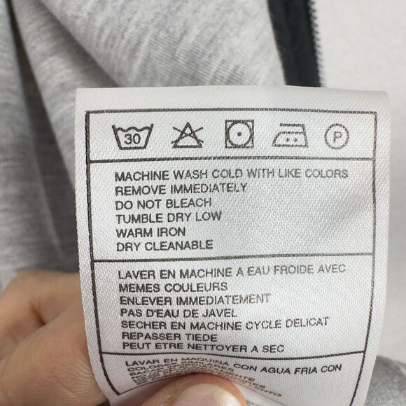 VTG Nike Track Jacket Youth Large (12-14) Black Red Windbreaker Full ZIp Lined - Picture 12 of 15